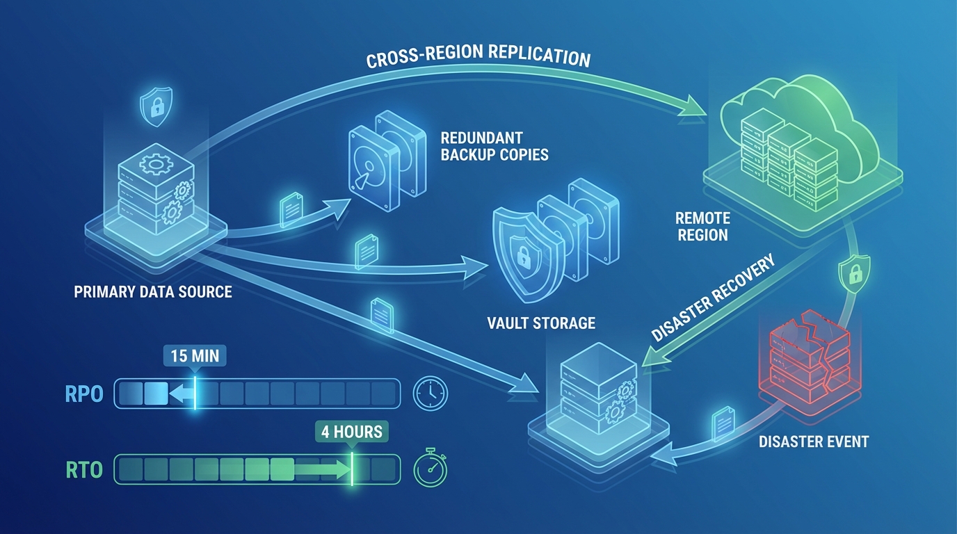 AWS Backup Pricing: Warm Storage, Cold Tier 90-Day Minimum, and the Cross-Region Double Bill